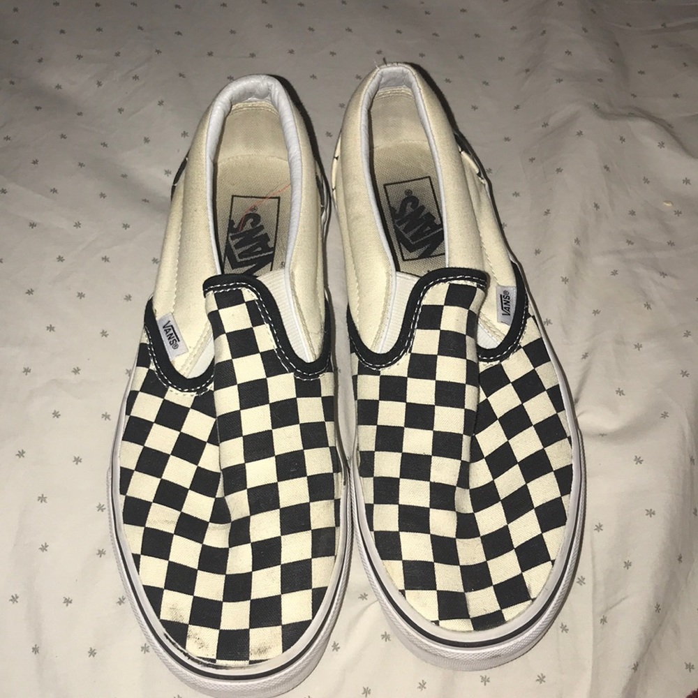 Van checkered shoes